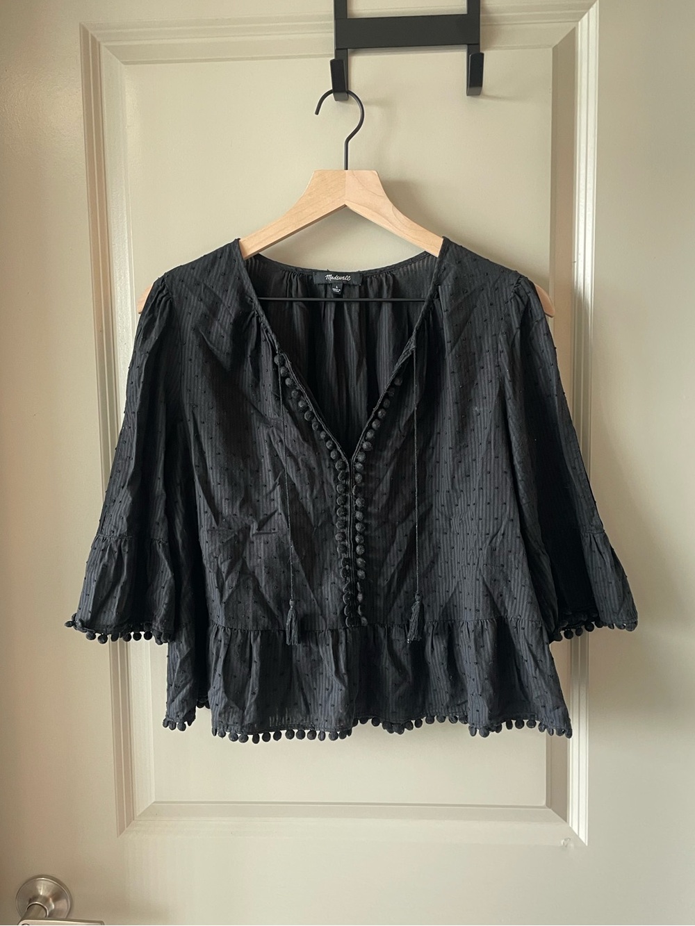 Madewell Black Blouse
